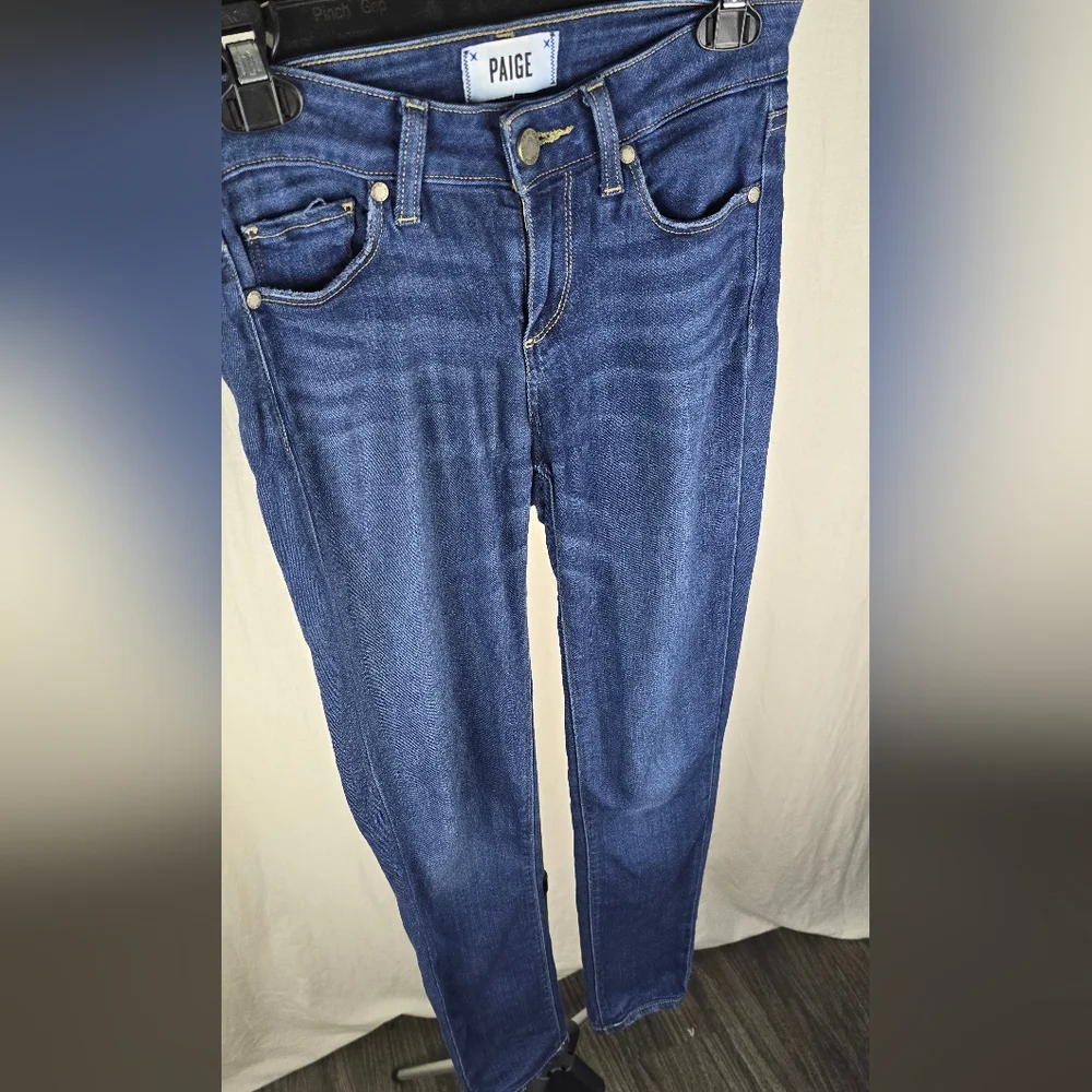 Paige Skyline Ankle Skinny Jeans In Howard Size 25 = 0 NWT
